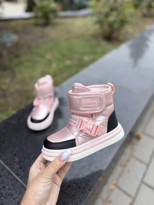 Дутики , Clibee , 27-32 розміри , зимові черевики , для девочек , зима