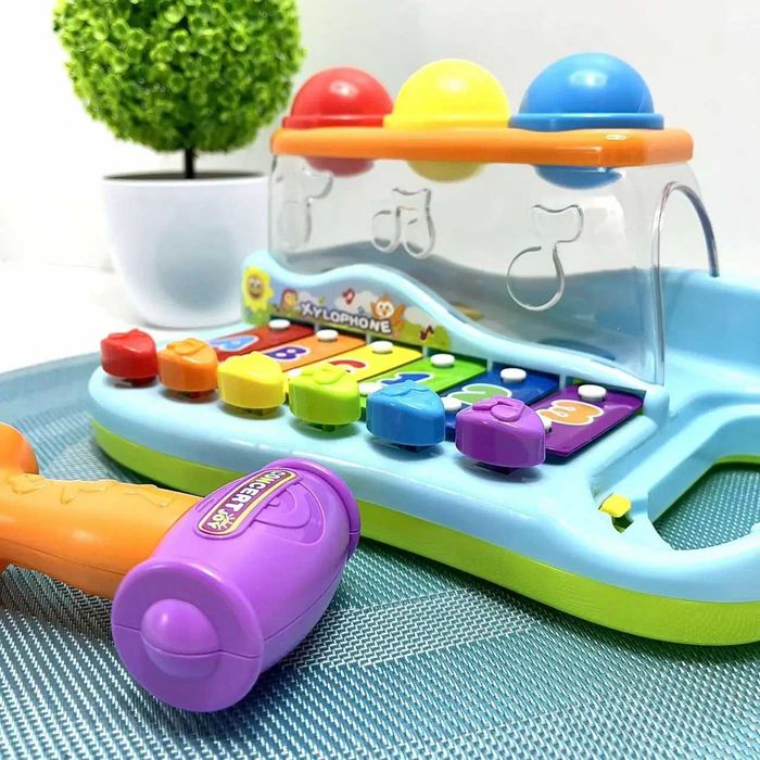 Ксилофон Limo Toy развивающая розвиваюча іграшка музична 26см (9199)