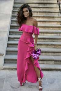 Lou Fernanda Różowa Sukienka