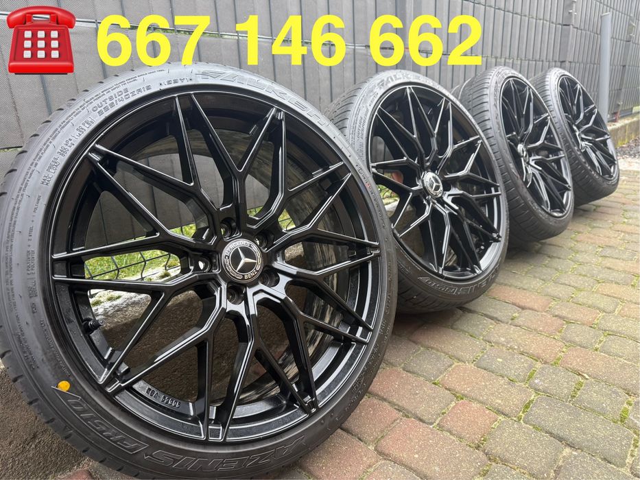 19 cali W205 Mercedes c klasa felgi koła 5x112 ET45 8.5J i 9.5J ET44