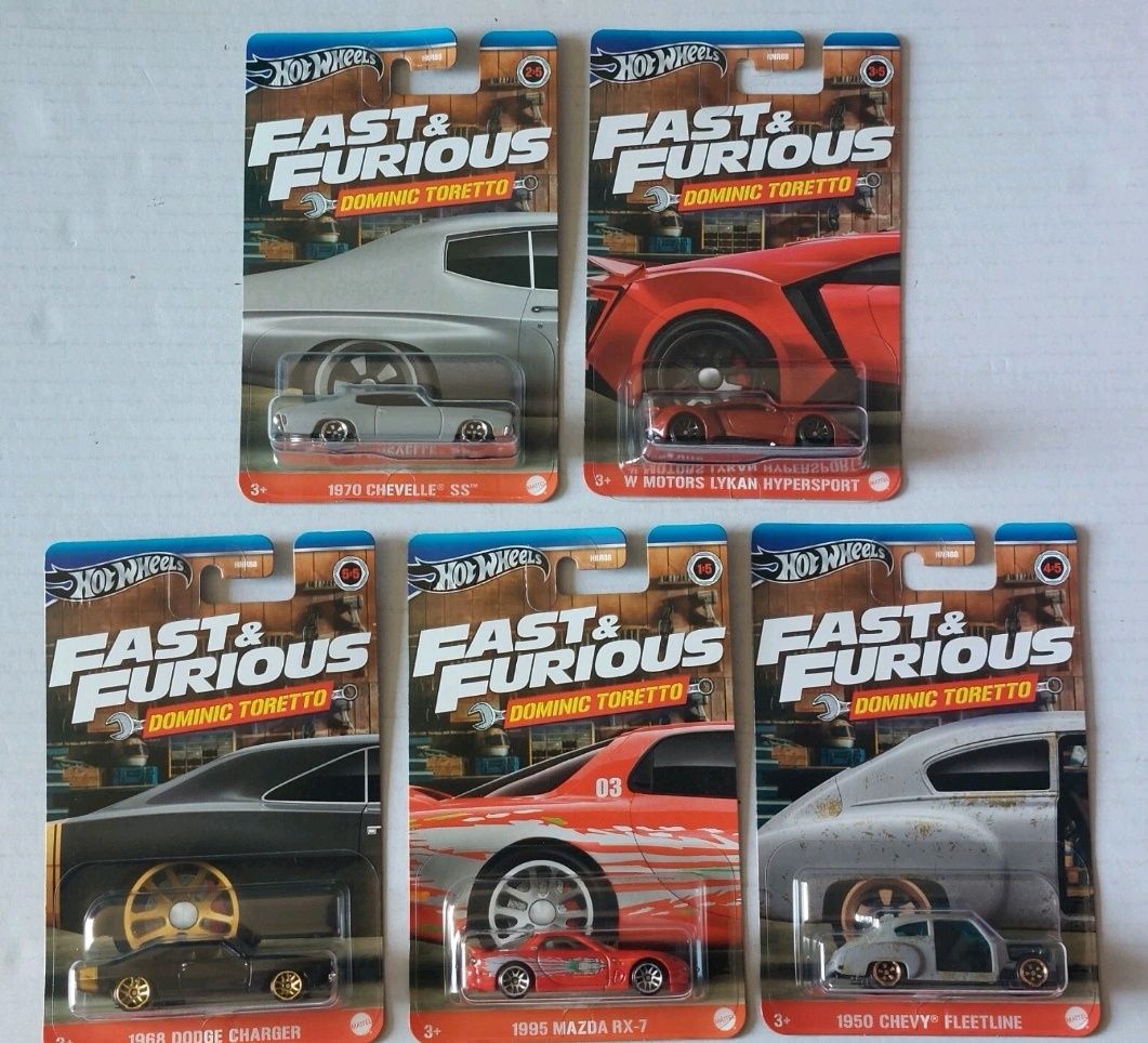 Set Completo Fast & Furious Dominic Toretto Hot Wheels