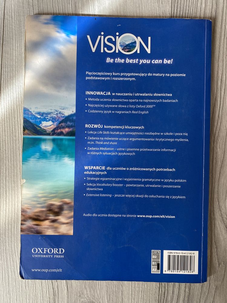 Podręcznik i książka ćwiczeń do angielskiego - Vision 2