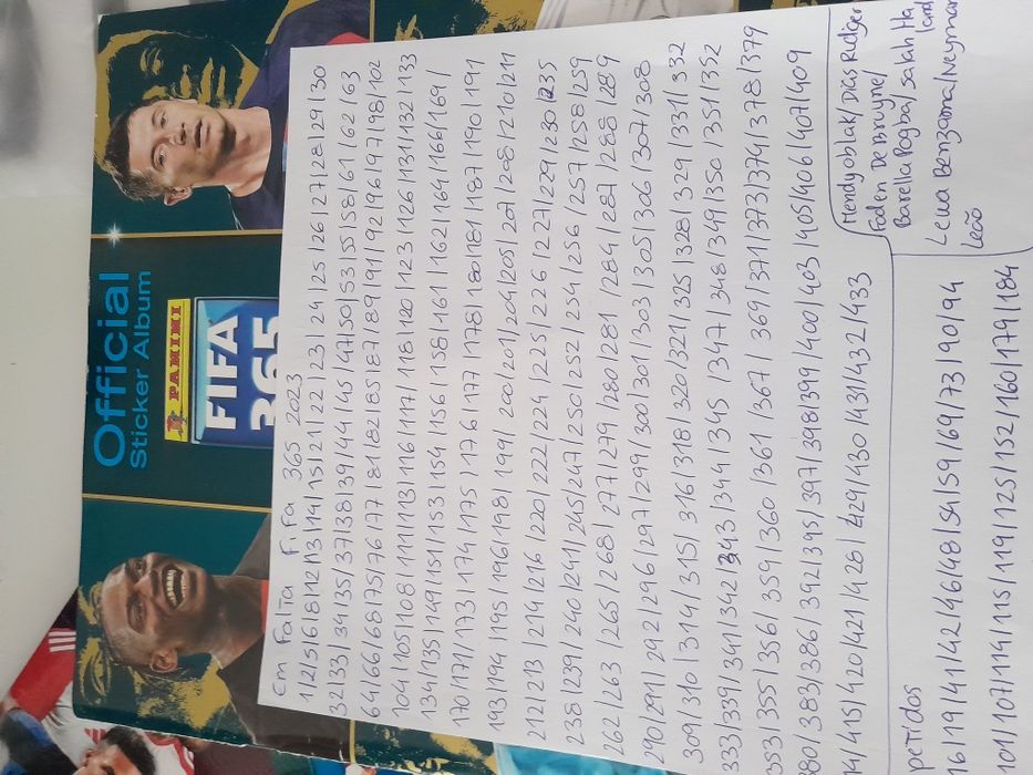 Cromos FIFA 365 23 troca ou venda