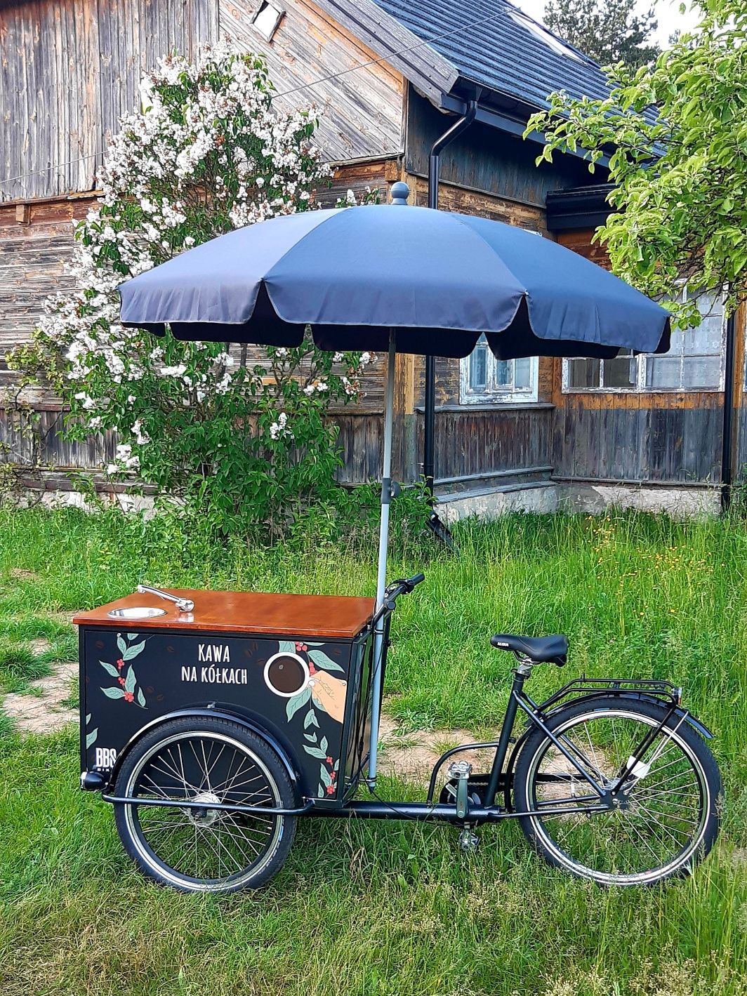 Riksza do kawy, rower gastronomiczny, "kawa na kołach"