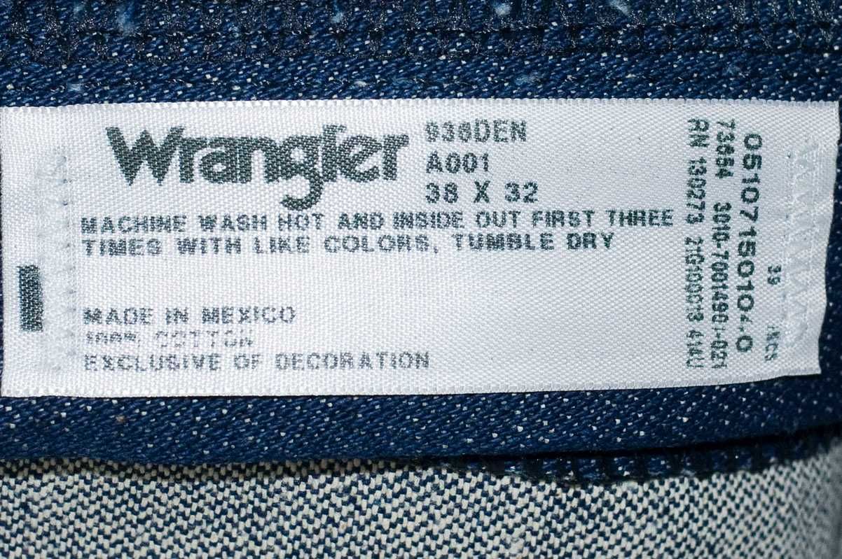 Джинсы 38х32 Wrangler 936 Rigid Denim Cowboy Cut 38х32