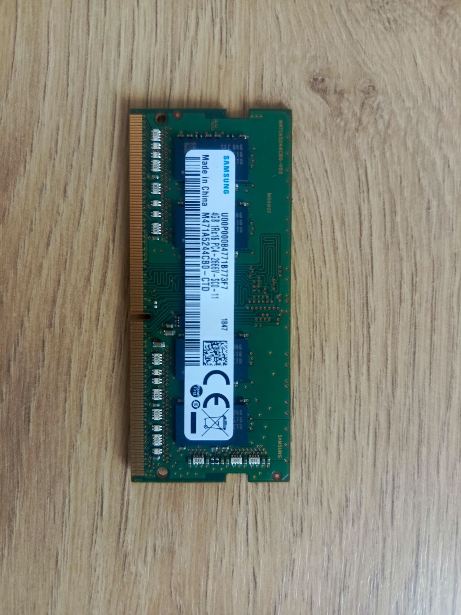 Pamięć ram so-dimm ddr4 2x 4GB (8GB) Samsung 2666