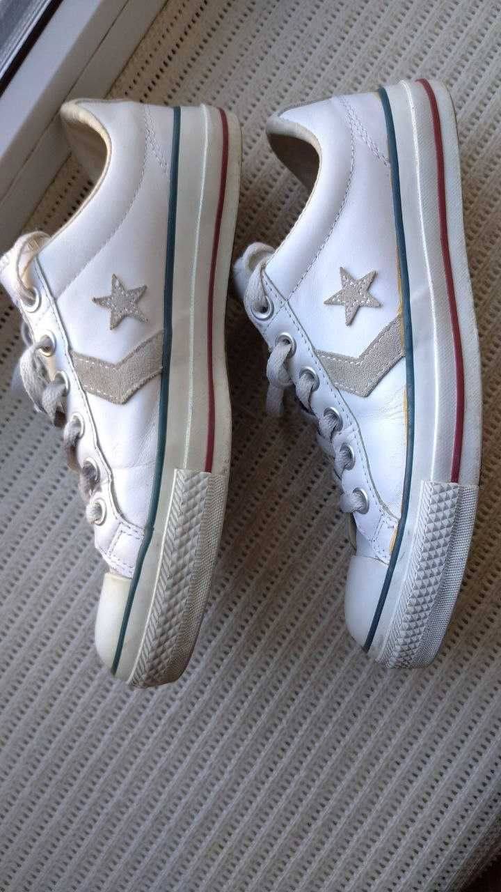 Кроссовки Adidas Converse, кожа, размер 39, стелька 25 см