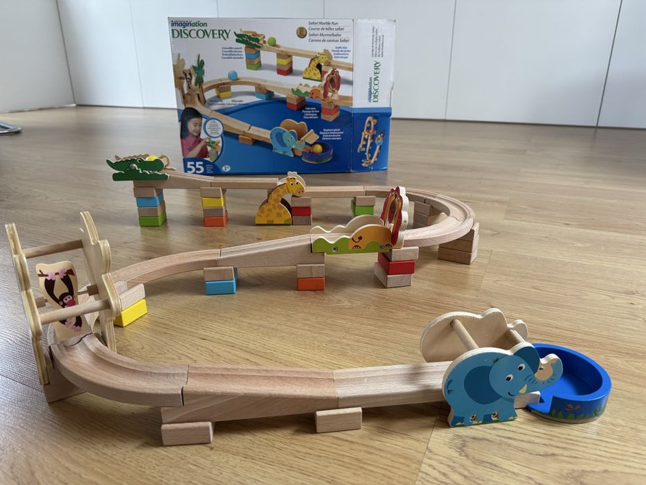 Pista madeira - Safari Marble Run