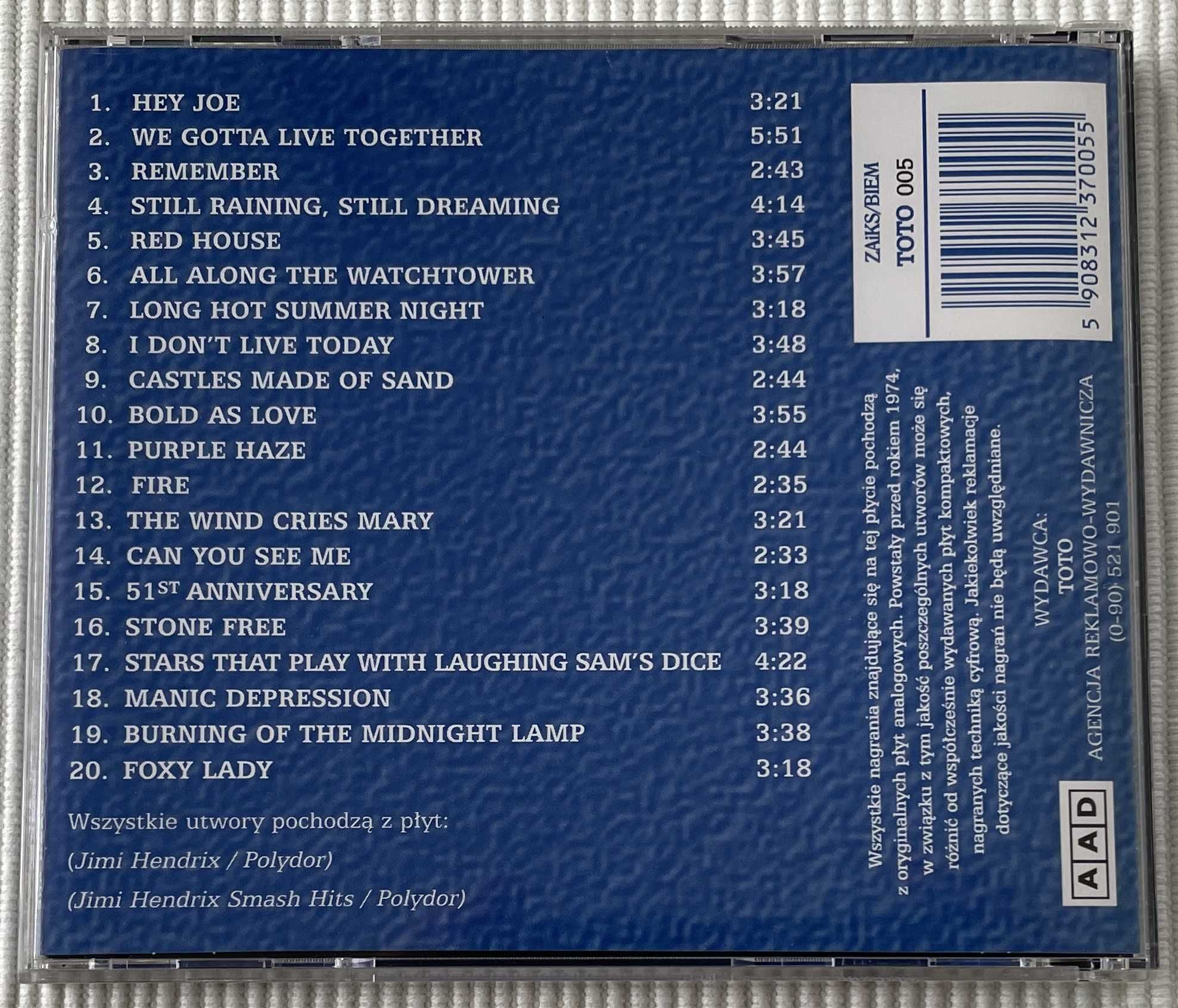 (Płyta CD) Jimi Hendrix - The Best