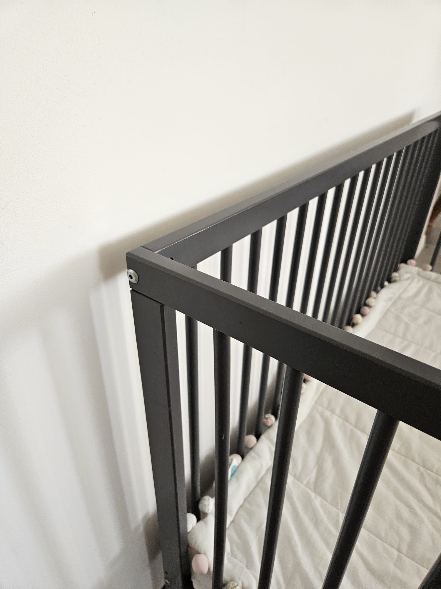 Łóżeczko dziecięce drewniane Mokee Mk-Mini 120x60 Materac