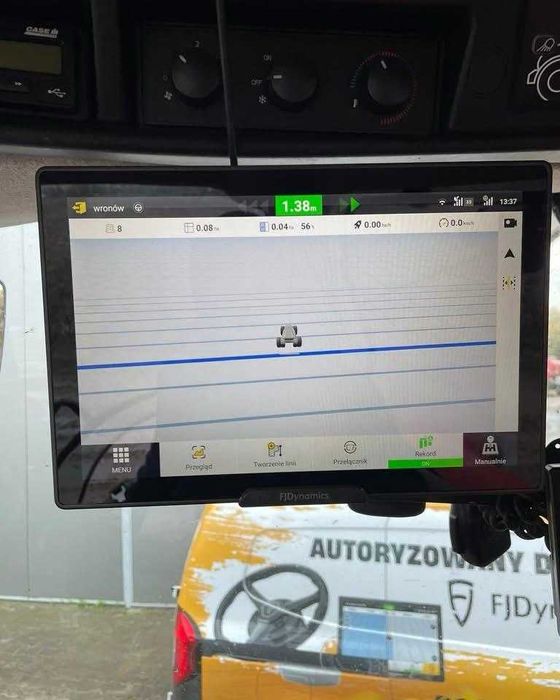 Powystawowa Nawigacja FJDynamics - dokładność prowadzenia RTK 2.5 cm