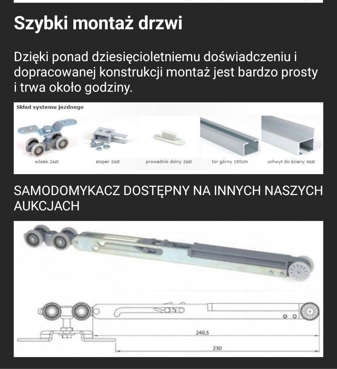 Drzwi przesuwne nowe