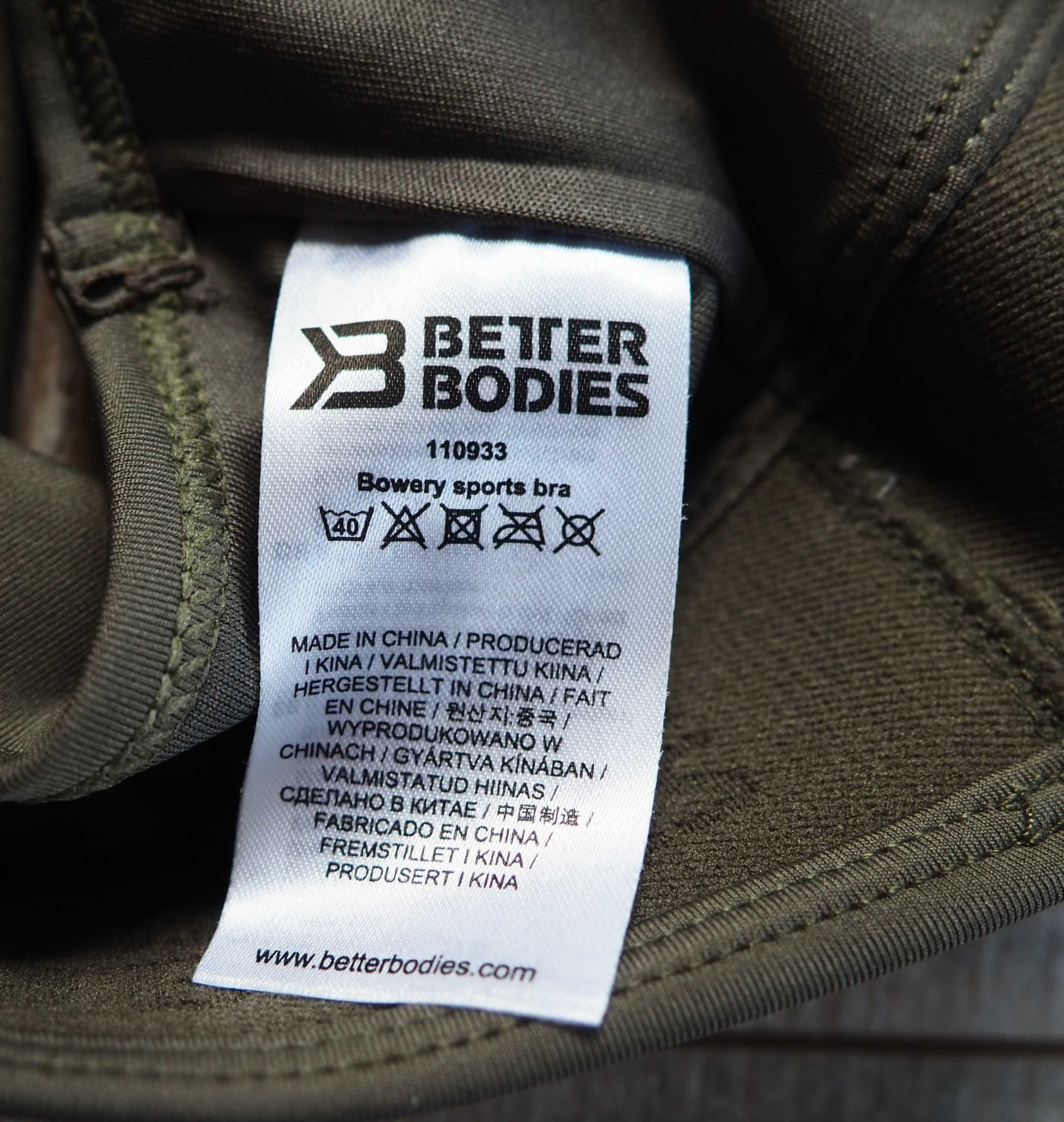 OBNIŻKA!Better Bodies_Bowery Sports Bra_kompresyjny_M