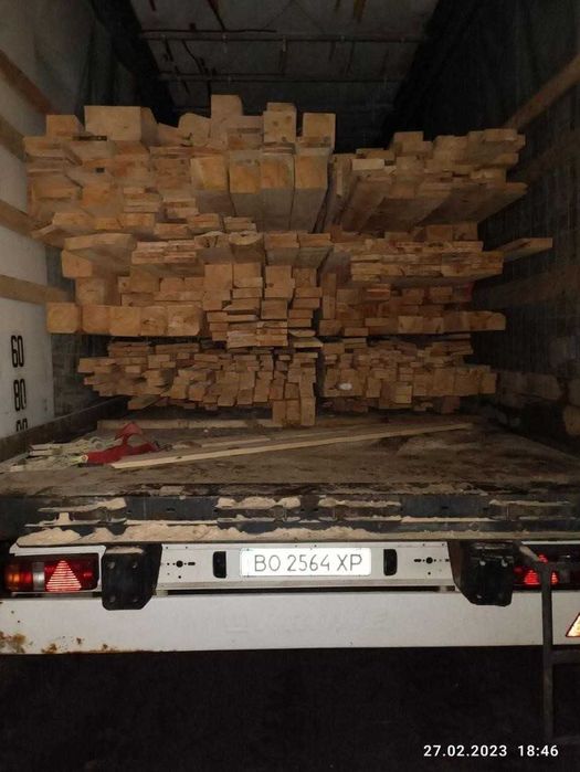 Пиломатеріали рейка 140*20*3м (доска, дошка, балка, брус кроква)