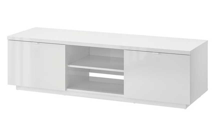 Móvel TV IKEA BYÅS Branco Como Novo
