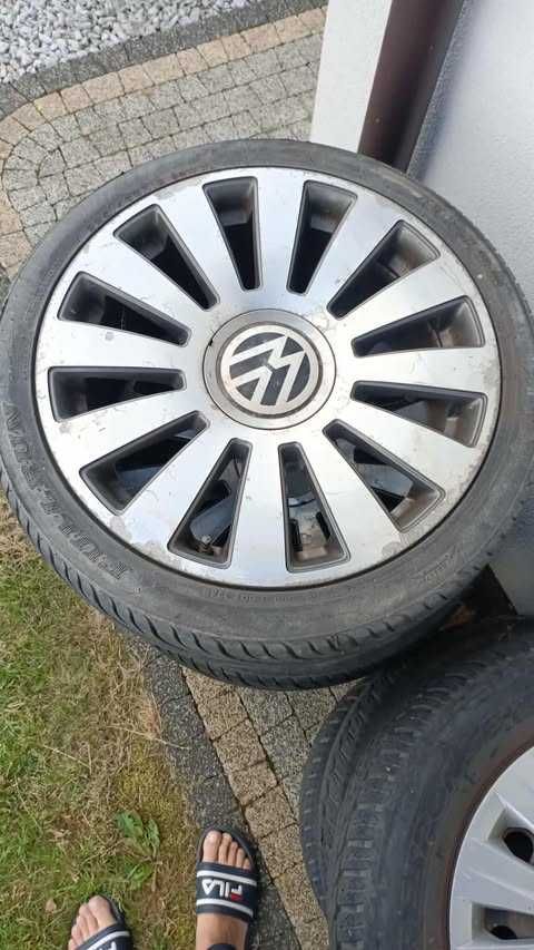 opony zimowe golf4 , alufegi 18 vw