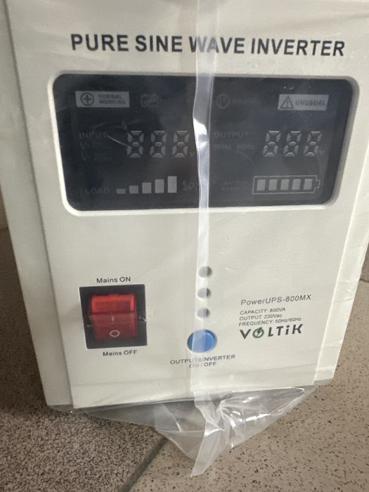 Комплект ДБЖ VOLTIK UPS-800VA з акумулятором OPTI AGM 100Ah