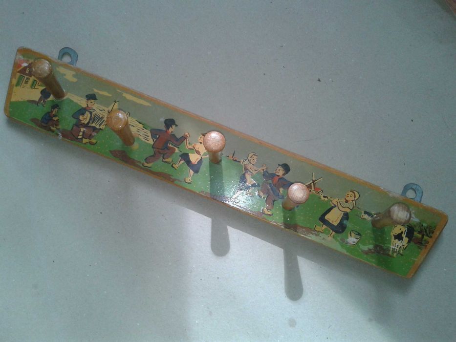 Drewniana Kolekcja starych Przedmiotów, Stare Zabawki 60lata