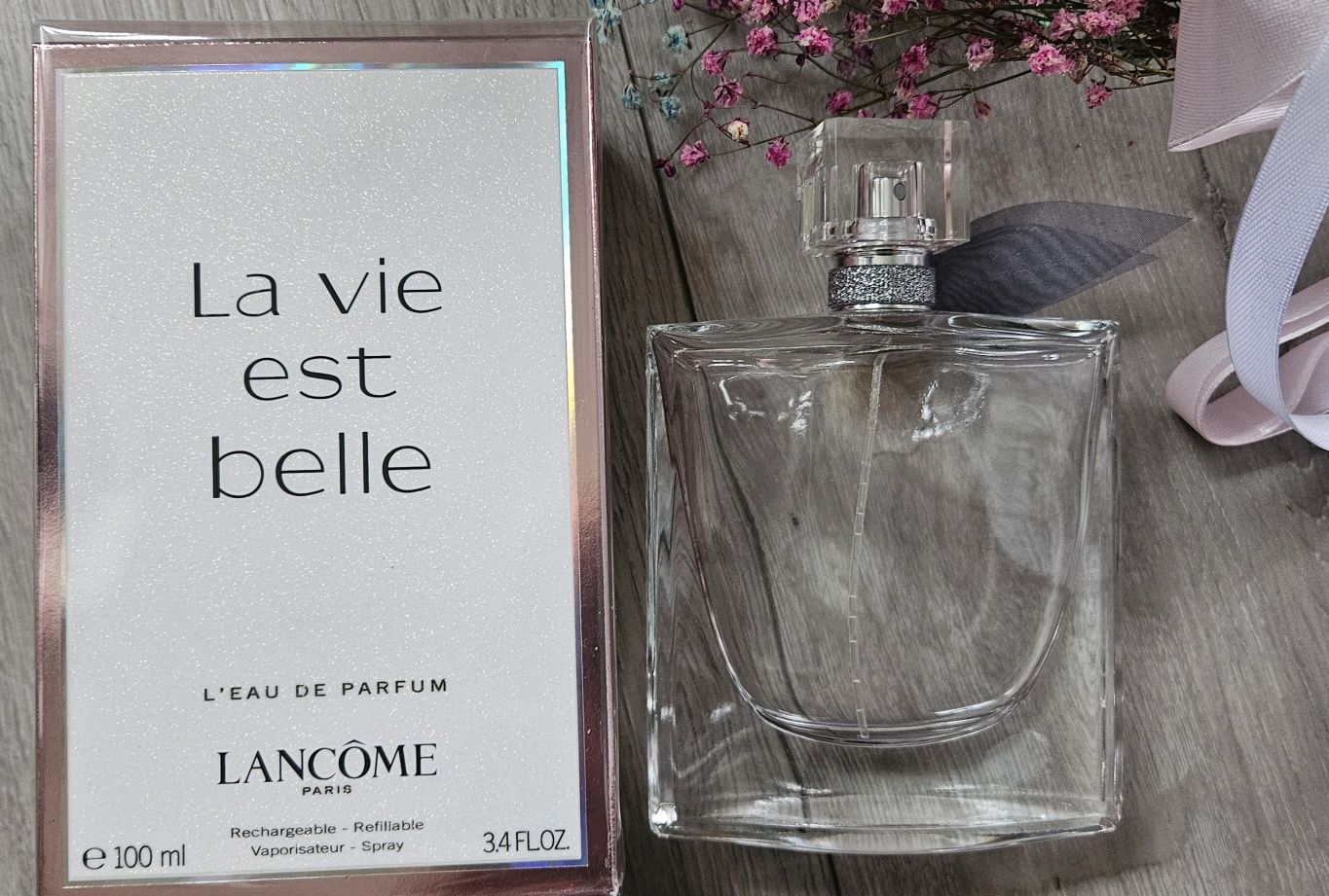 Flakon pusta butelka 100 ml do napełnienia refill La vie est belle