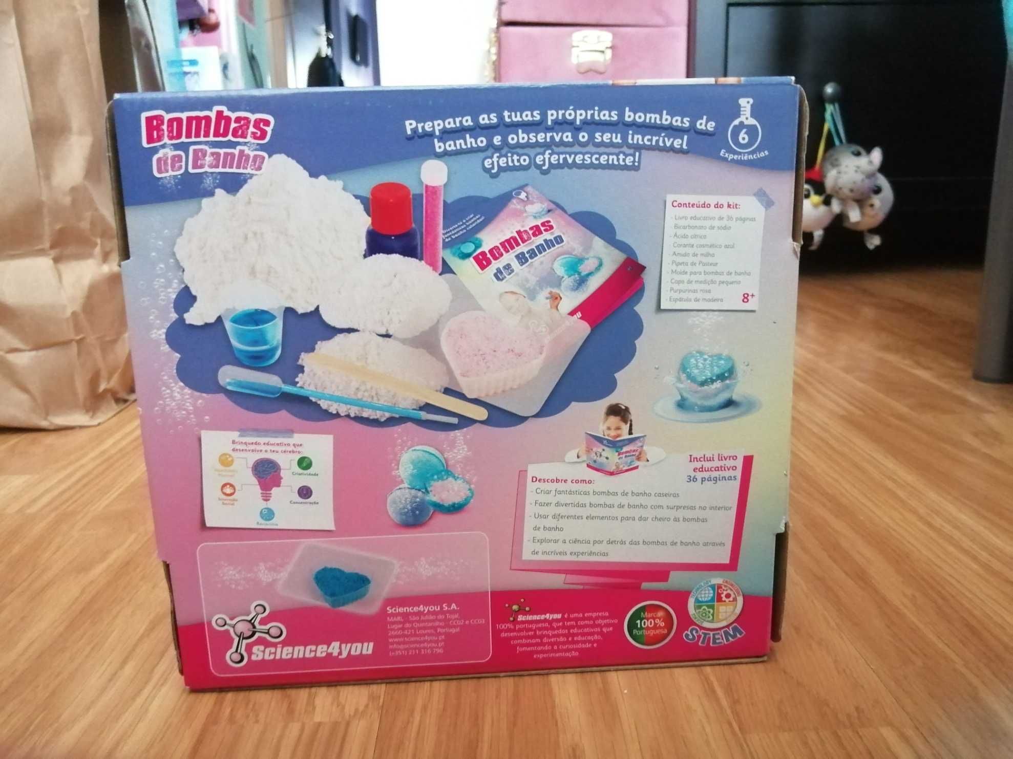 Conjunto 07 - Kit bombas de banho science4you