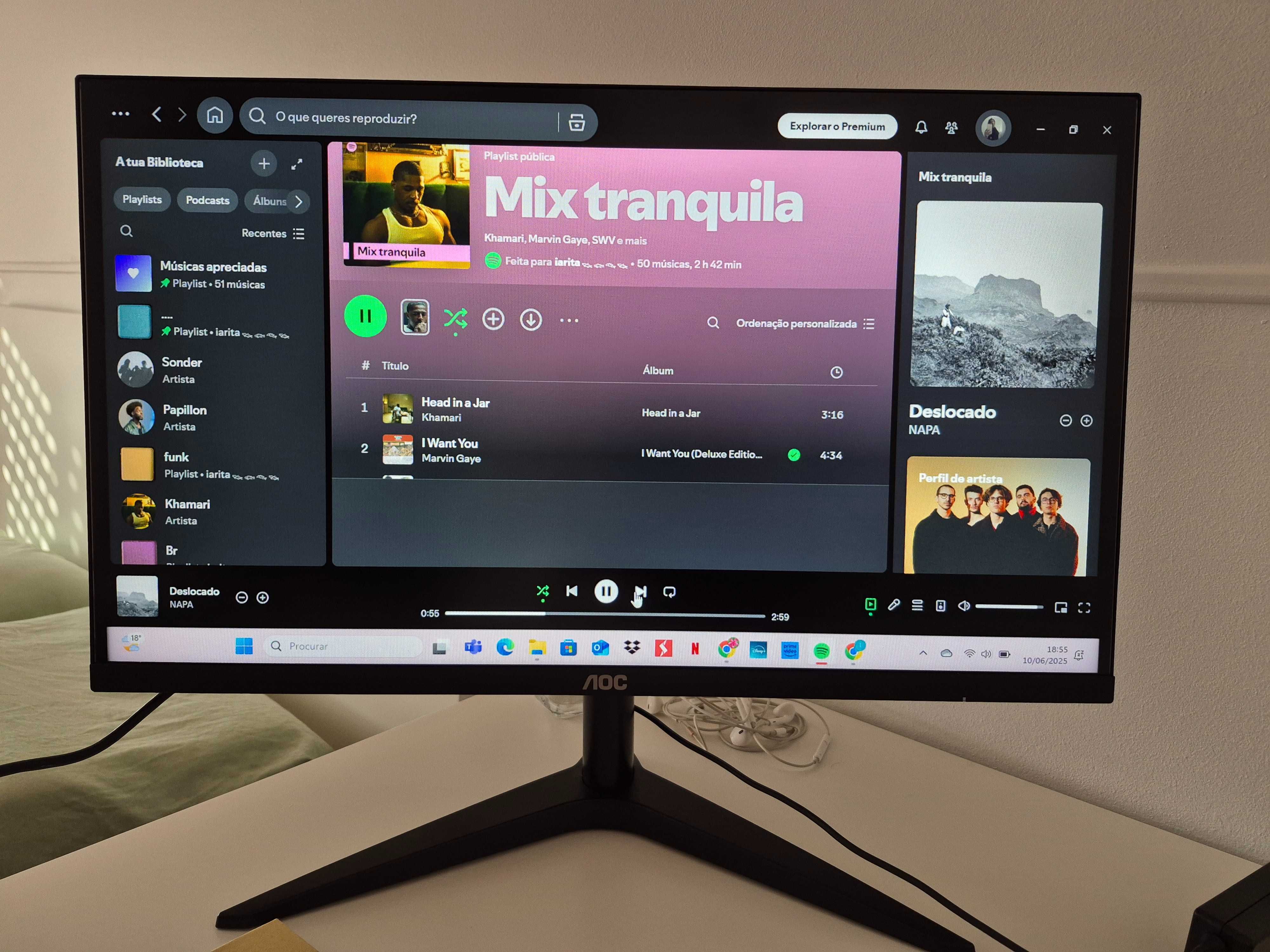 Monitor AOC 23.6" Full HD - Led