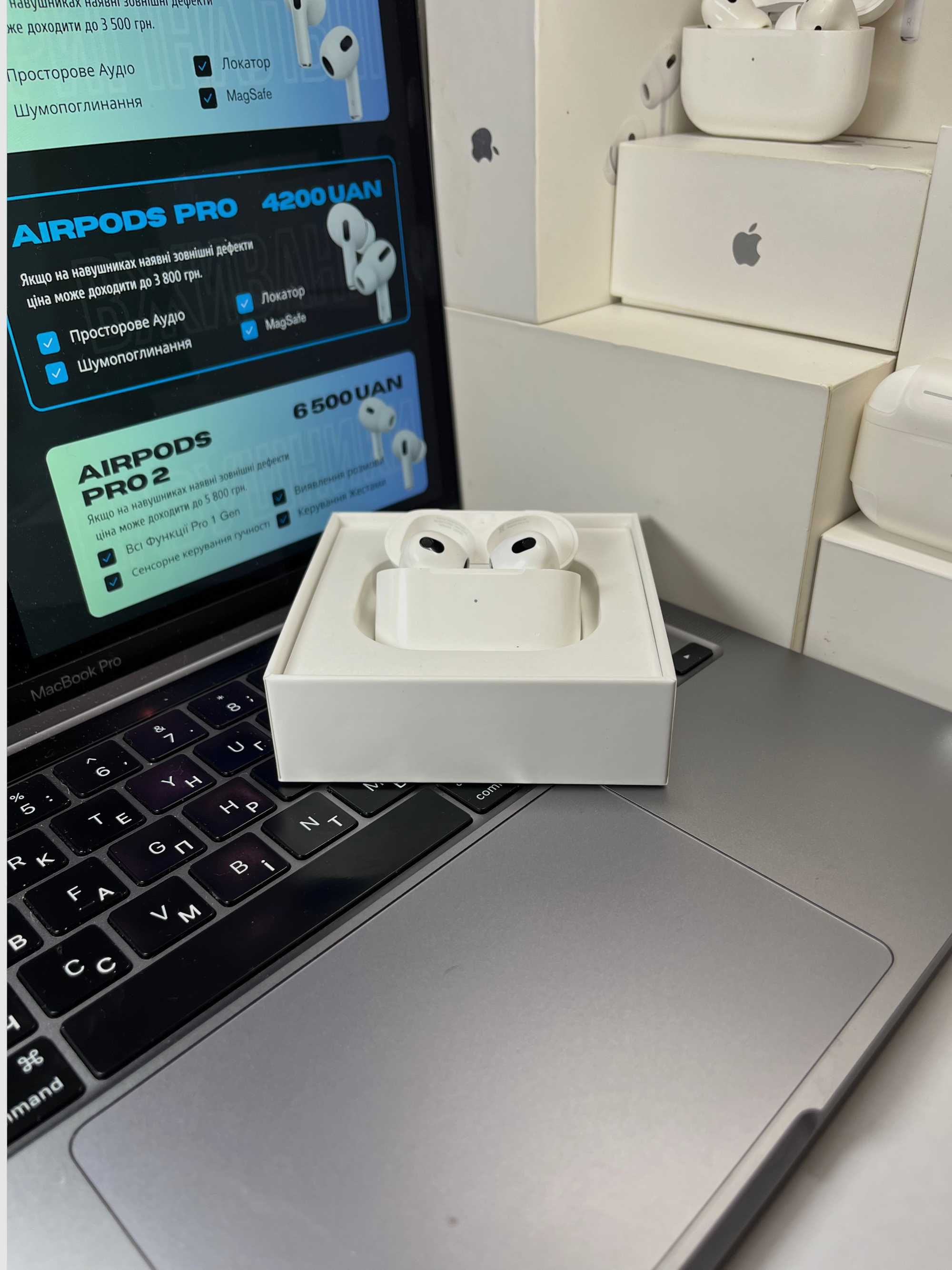 AirPods 3 with MagSafe Case (Lightning) (A2565) Магазин AirShop