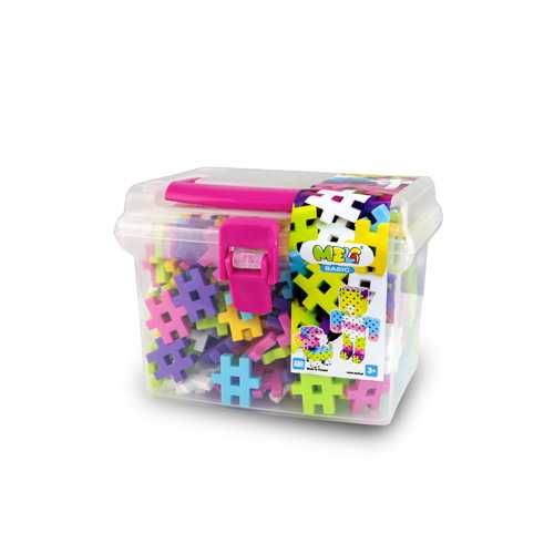 MINI WAFLE Klocki MELI 50021 TRAVEL BOX 250 el. Pink