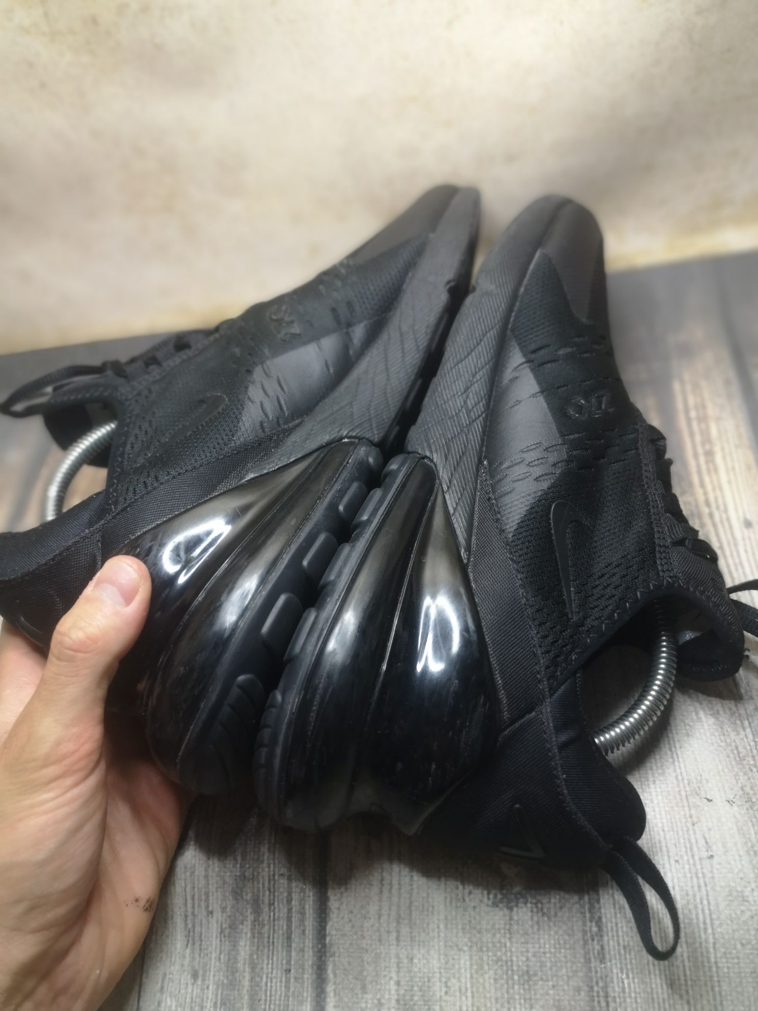 Buty Nike Air Max 270 Triple Black r42,5 / force / Dunk / jordan