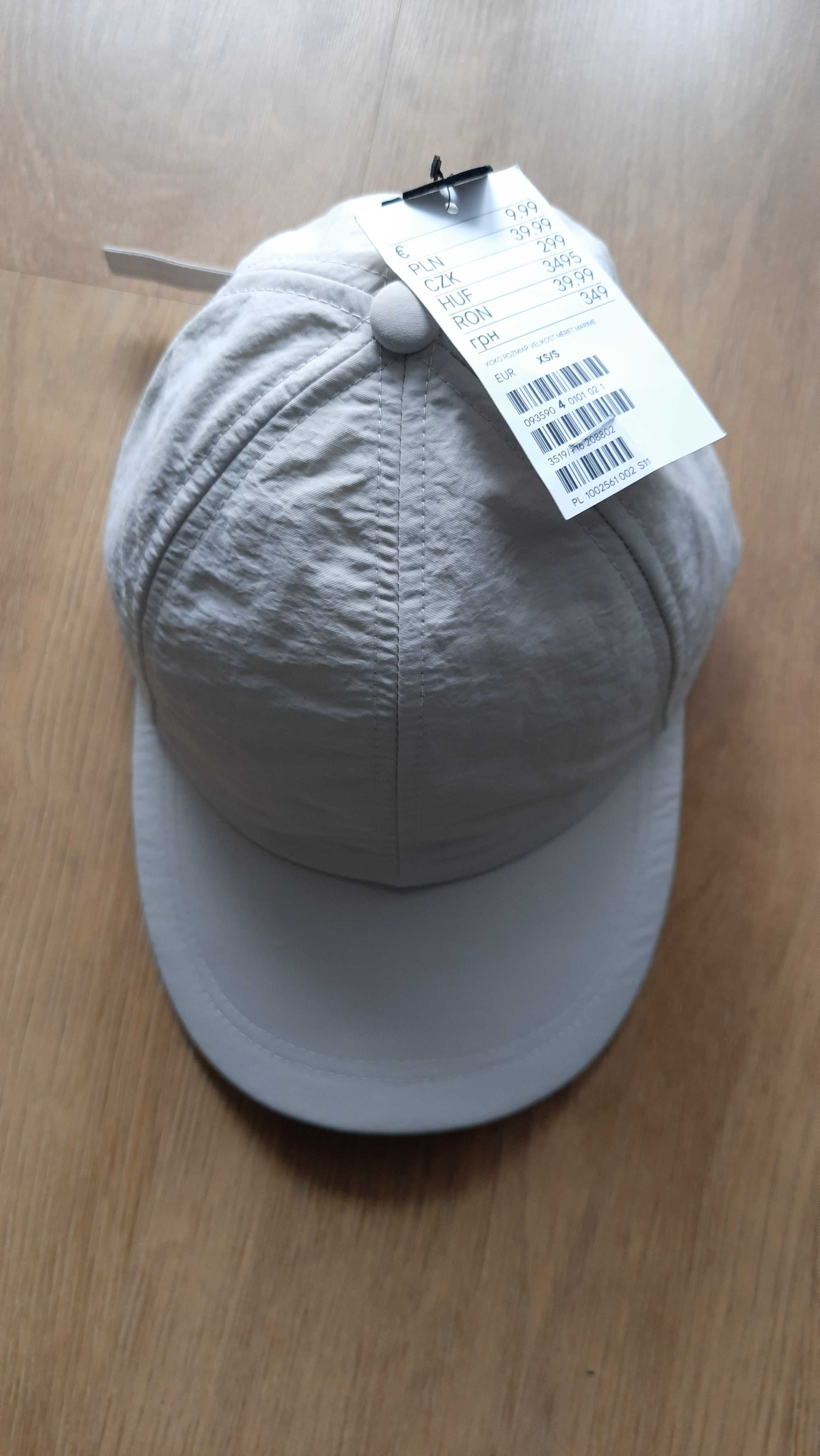 Czapka z daszkiem kaszkiet beżowy H&M