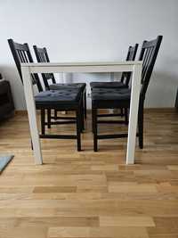 Stół Melltorp + 4 krzesła Stefan Ikea