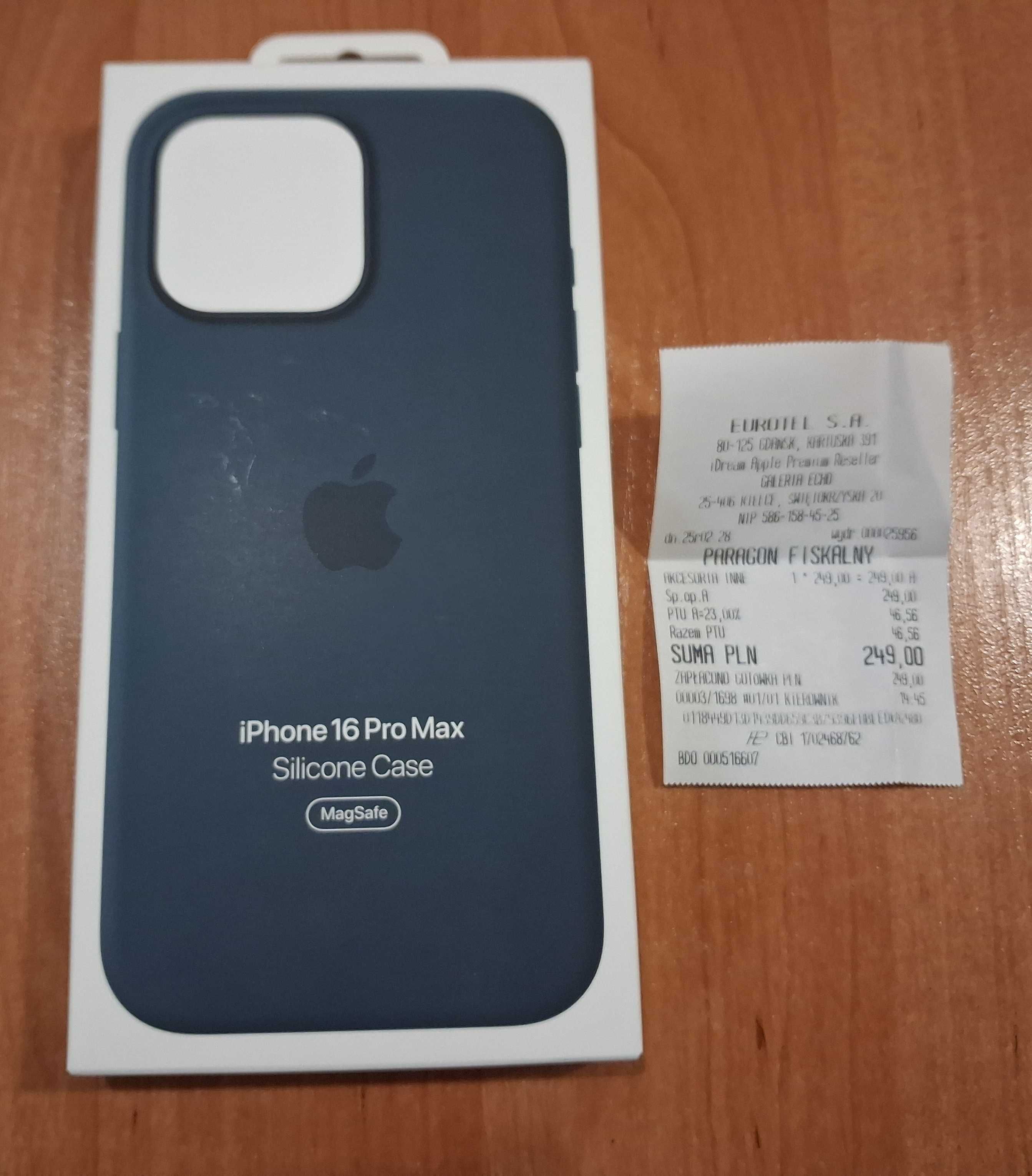 Apple Silikonowe etui z MagSafe iPhone'a 16 Pro Max MA7V4ZM/A