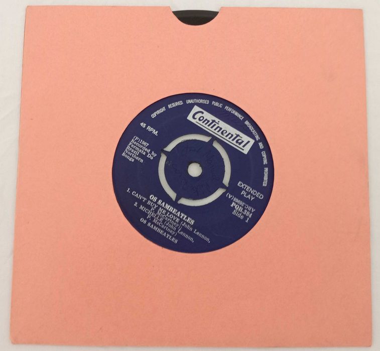 Os Sambeatles - 7'' Ep Temas Beatles 1967 Bossa Brazil