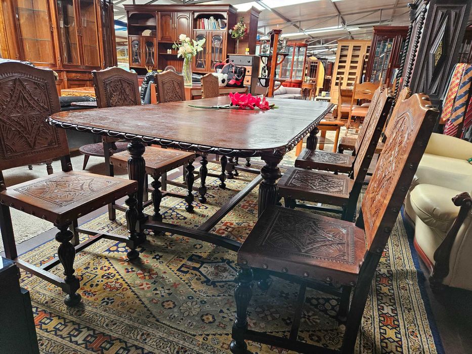 Mesa antiga estilo Holandês - Extensível - Muito bom estado geral