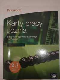 Karty pracy ucznia - przyroda - liceum i technikum