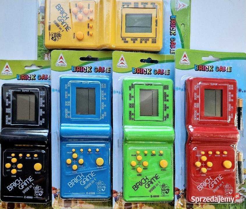 Gra TETRIS Retro Elektroniczna Klocki Oldshool Konsola