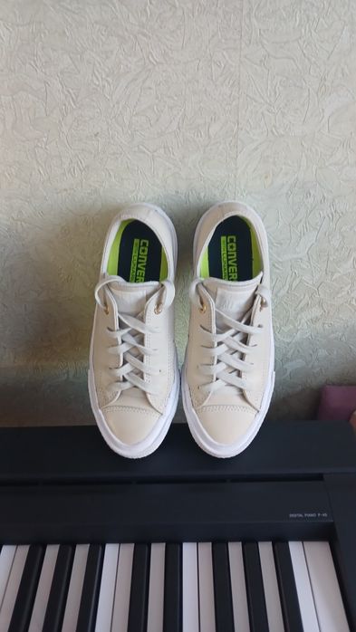 Шкіряні кеды Converse p.35