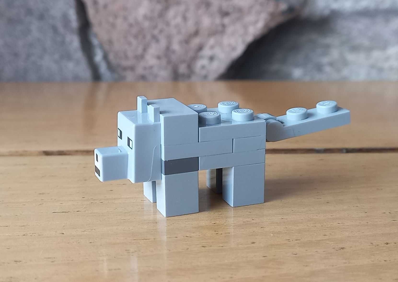 Lego Minecraft - Minifigurka minewolf05 - Wilk