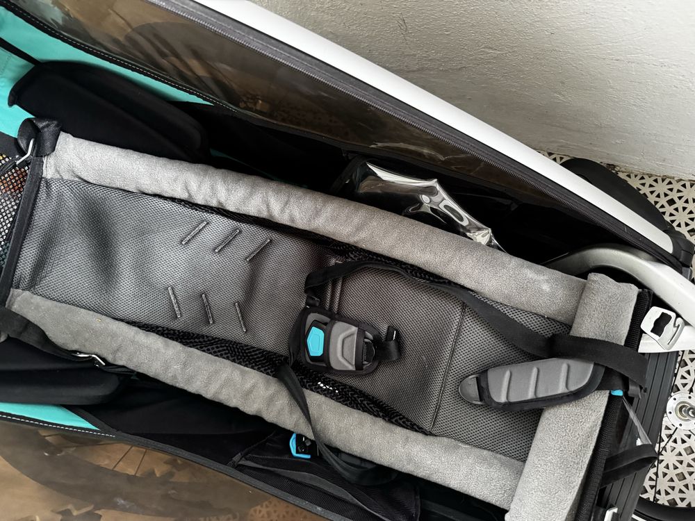 Przyczepka Thule Lite 1 zestaw z kolem do biegania, hamakiem i wkladką