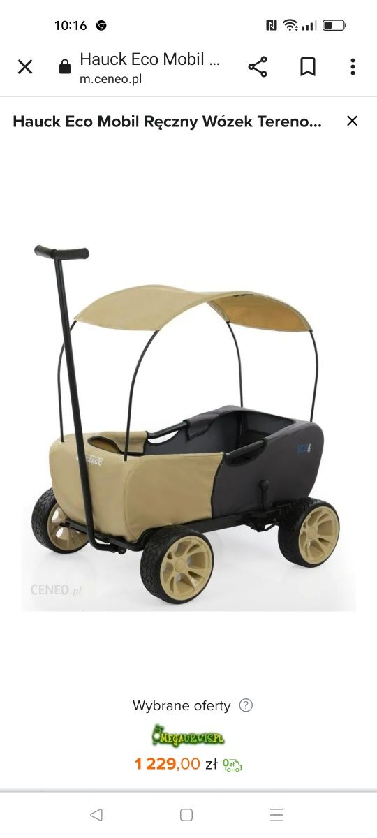 Sprzedam wózek dla dziecka/psa Hauck Eco Mobile Forest