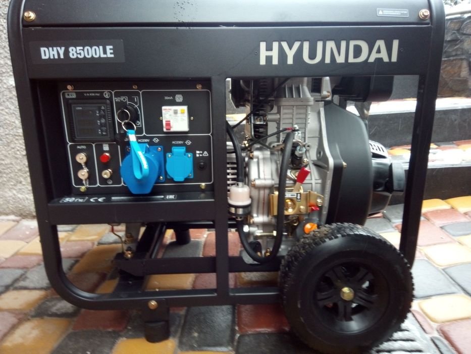 Генератор дизельний HYUNDAI DHY 8500LEK 7,2 кВт НОВИЙ!Гарантія 2 роки!