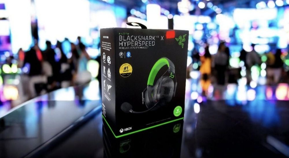 NA LEWARA nowe słuchawki RAZEN Blackshark V3 X HYPERSPEED z mikrofonem