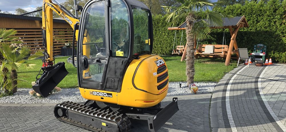 Minikoparka Jcb 8020 2t Long Ramie Szerokie podwozie Mocna koparka