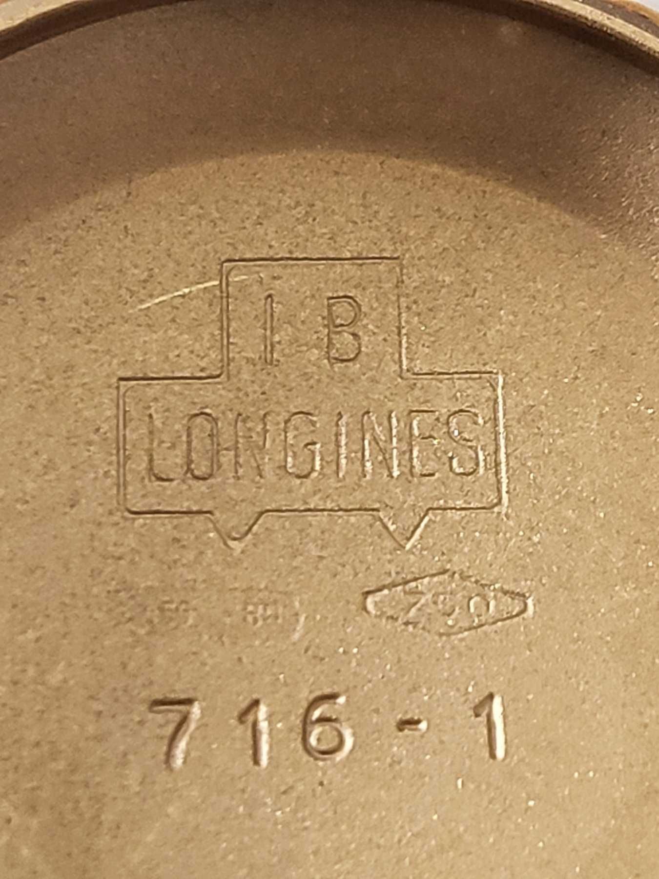 złoty zegarek damski Longines automat 18k