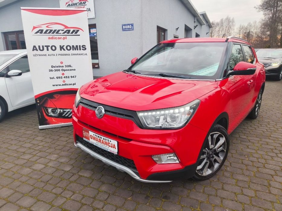 SsangYong/KGM Tivoli 1.6 # Ledy # Skóra # Kamera # Full Opcja # Piękny !!! GWARANCJA !!!