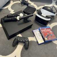 Playstation 4 PRO 1TB + okulary VR + 2 pady