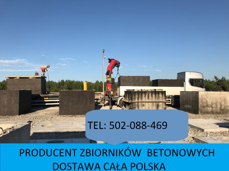 Szambo betonowe, szamba, zbiorniki na deszczówkę, zbiorniki betonowe.