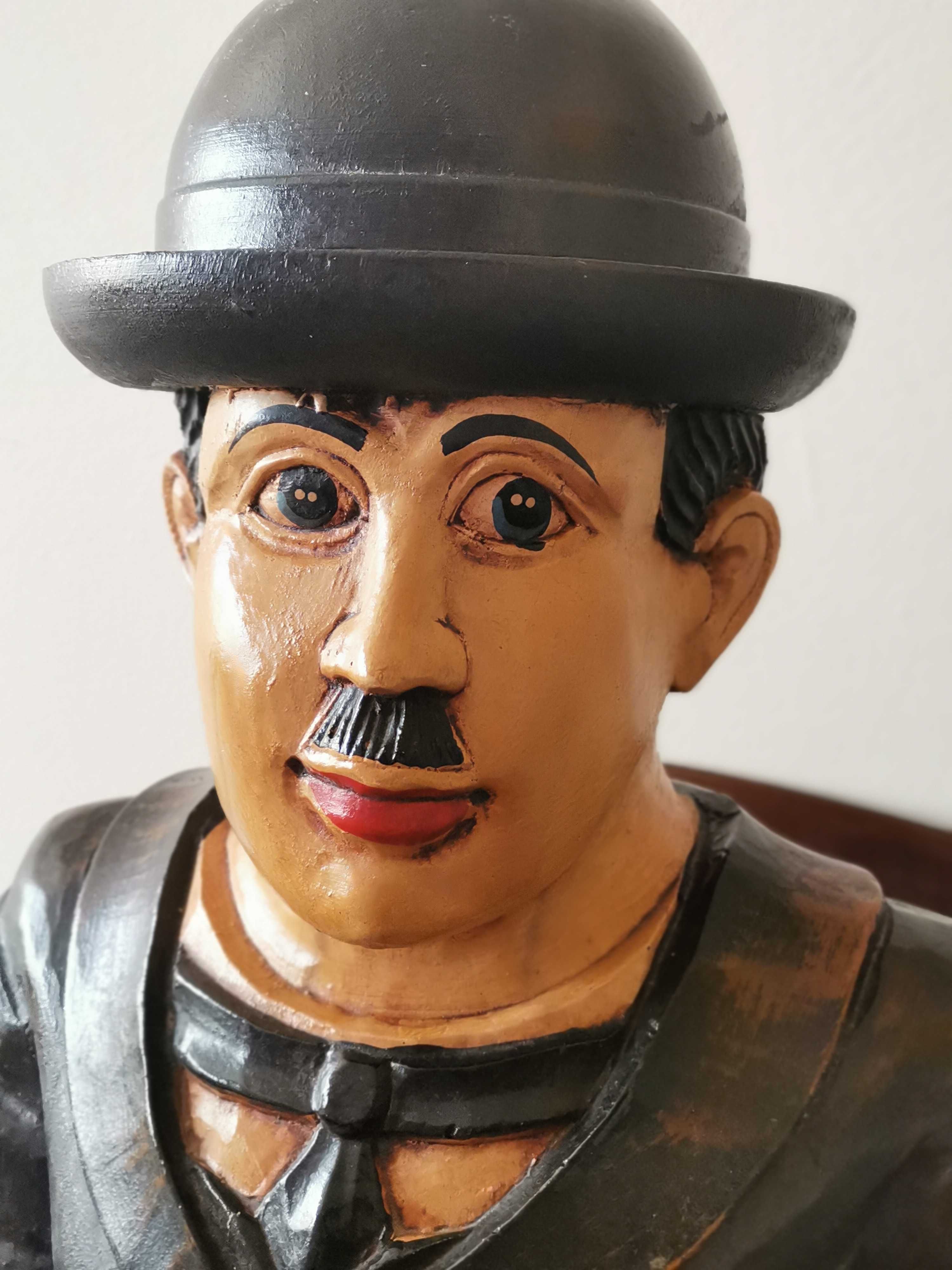 Antyczna rzeźba CHARLIE CHAPLIN Art Deco