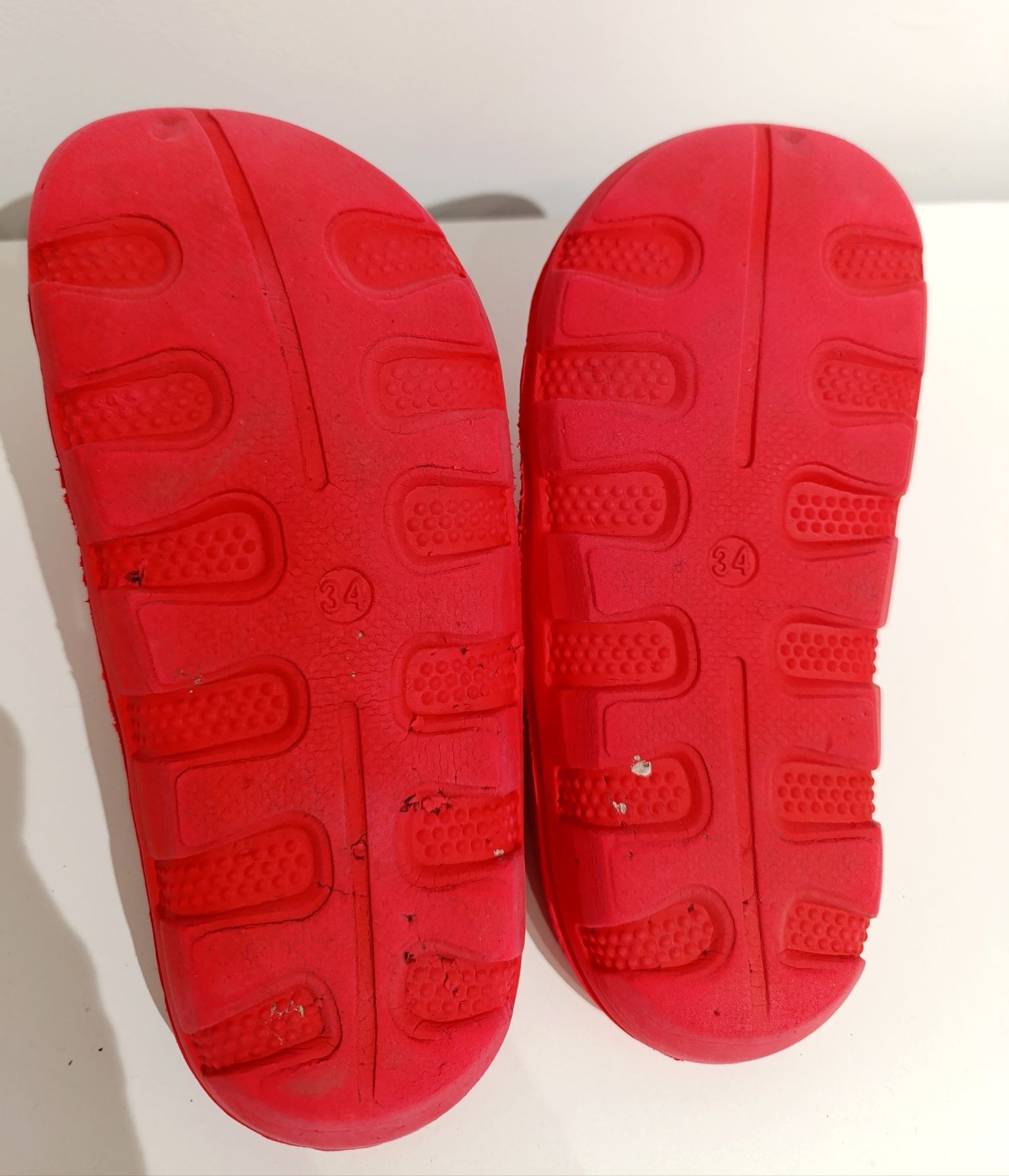 Klapki Crocsy dziecięcie piankowe r. 34