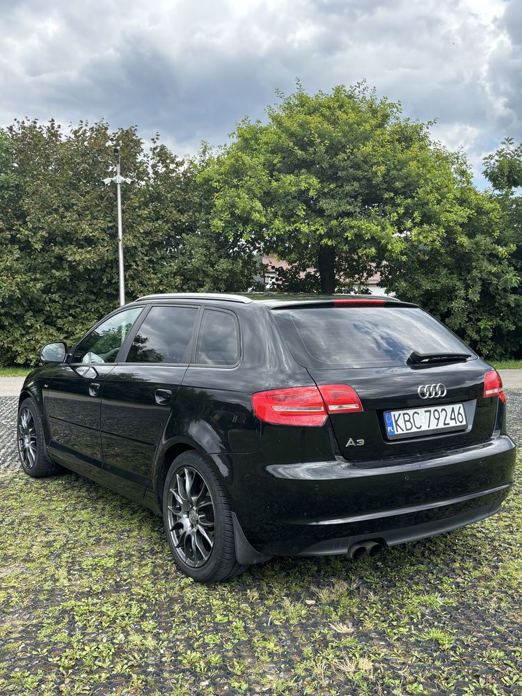 Audi A3 8P S-Line | 2010 | 1.4 TFSI | Czarny | Półskóra