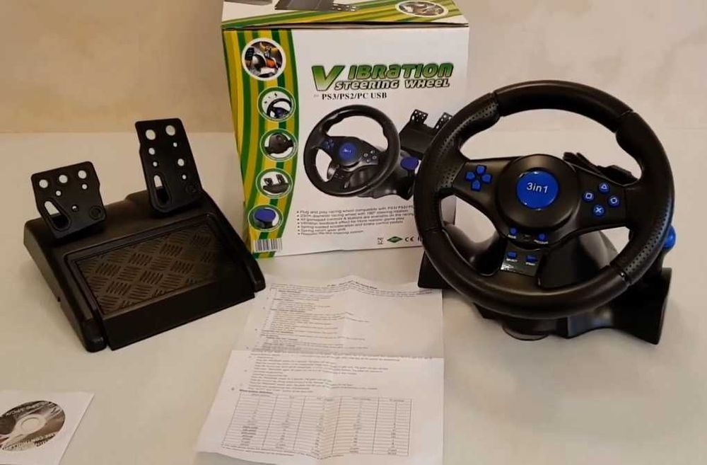 Игровой руль для ПК и ps - полный эффект присутствия